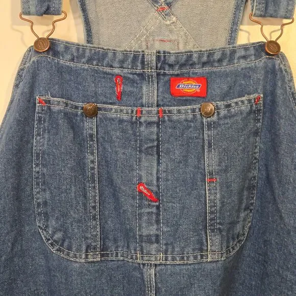 Dickies Denim Bib Overalls - Picture 3 of 7